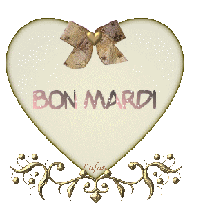 Gif animé Bon mardi coeur